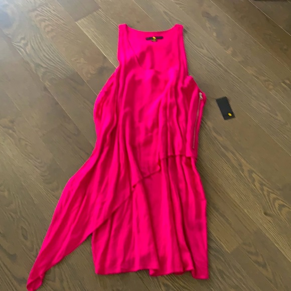 NWT Moon Apparel T-Back dress, raspberry - Picture 9 of 12